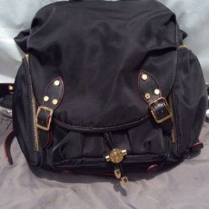 MZ Wallace Marlena Backpack Black  with red lining